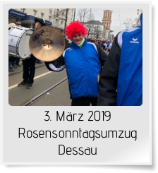 3. März 2019 Rosensonntagsumzug Dessau