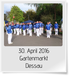 30. April 2016 Gartenmarkt  Dessau