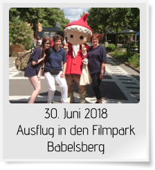 30. Juni 2018 Ausflug in den Filmpark Babelsberg