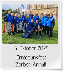 5. Oktober 2025 Erntedankfest  Zerbst (Anhalt)