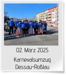 02. März 2025 Karnevalsumzug   Dessau-Roßlau